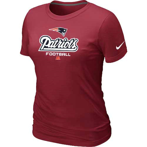 Nike New England Patriots Women's Critical Victory NFL T-Shirt - Red